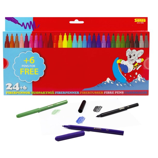 Fibertusser 24+6 stk.-Basic