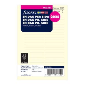 Filofax | Refill Pocket | 2025 | 