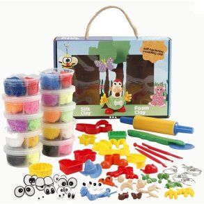 Foam/Silk Clay gaveske ass. farver