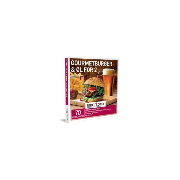 Gourmetburger og l for 2