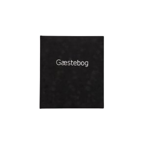 G�stebog | Sort | S�lvskrift |
