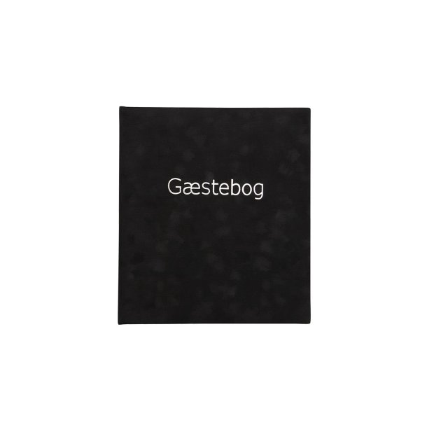 G�stebog | Sort | S�lvskrift |