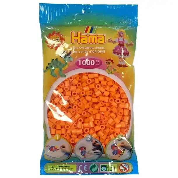 Hama Midi Perler | 1000stk | 207-79 | Abrikos |