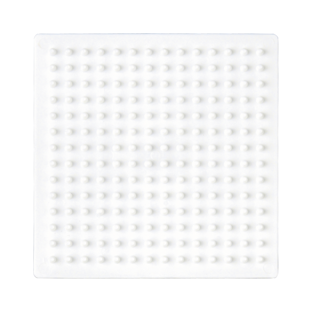 Hama Midi Perleplade | Firkant | Hvid | 7,5x7,5cm | 1 stk |