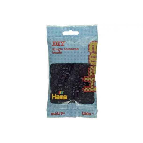Hama | midi perler 1000 stk. | aubergine |