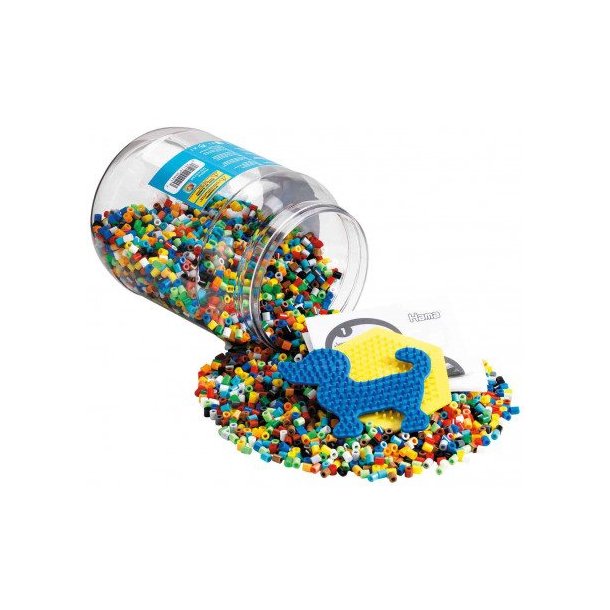 Hama perler 7000stk +2ass stiftplader