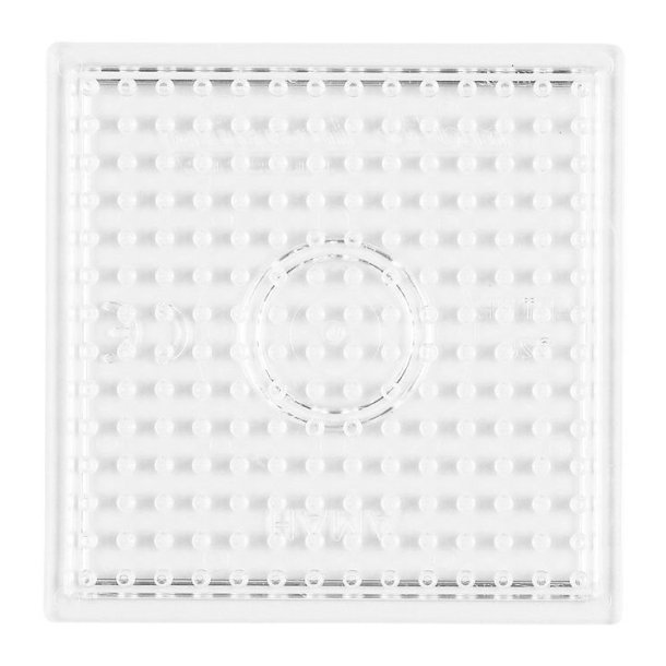 Hama stiftplade | firkant 7,5 x 7,5 cm Transparent |