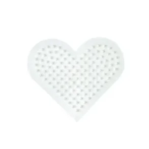 Hama stiftplade | hjerte lille 8,5 x 7,7 cm. |