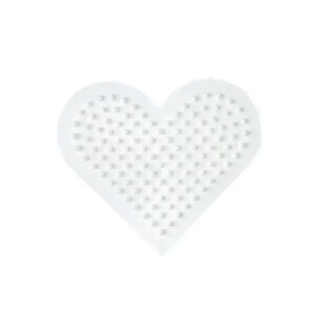 Hama stiftplade | hjerte lille 8,5 x 7,7 cm. |