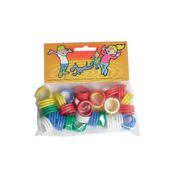 H�nseringe mix 25 stk. 