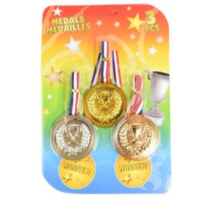 Medaljer | Guld/Slv/Bronze | 5,5cm |
