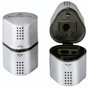 Faber-Castell 3-huls blyantspidser | slv | 