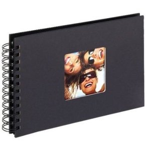 Walther Spiral Fun Scrapbog | Sort | 40 sider | Sorte Sider | 23x17cm |