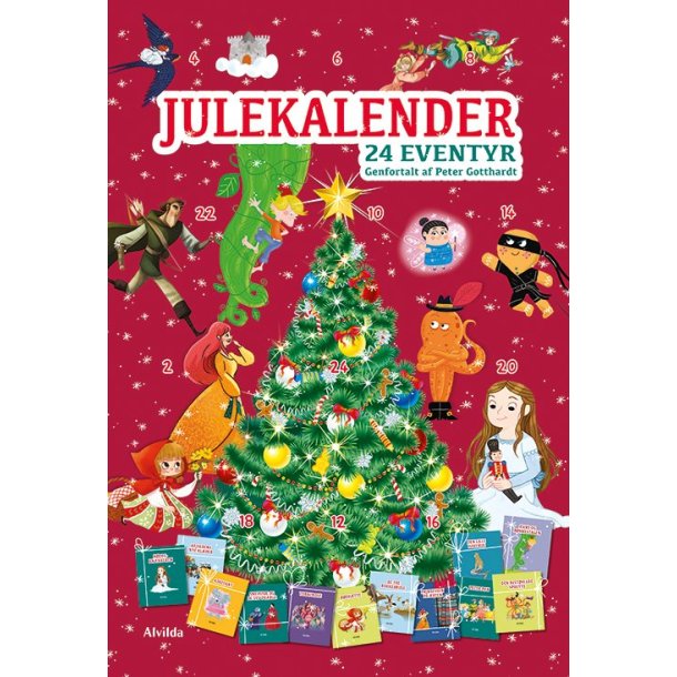 Eventyr julekalender - med 24 billedbger