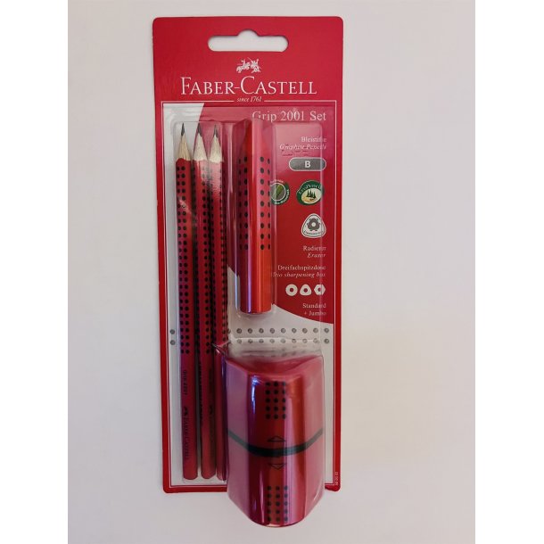 Blyanter | Jumbo Grip trio Red BC |