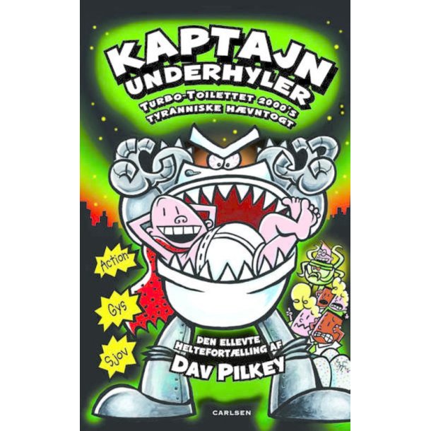 Kaptajn underhyler 11 af Dav Pilkey
