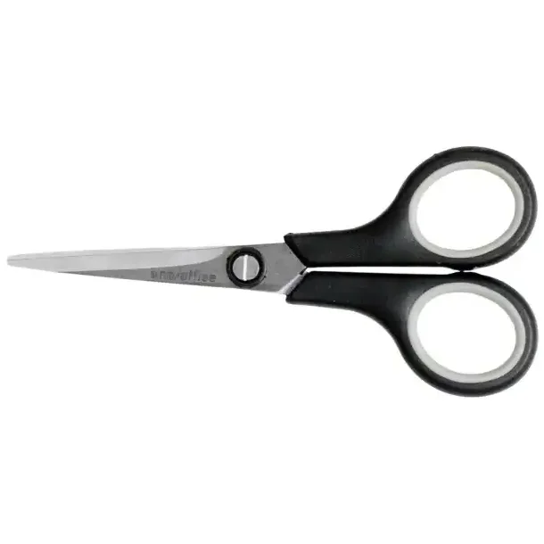 Kontorsaks 75mm sort/gr�