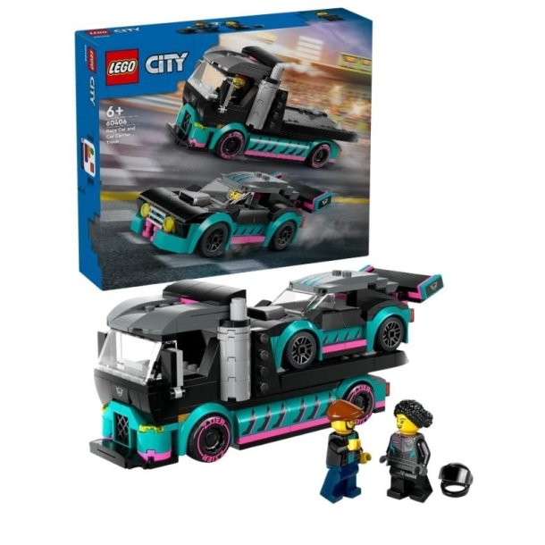 LEGO City | 60406 | Racerbil og biltransporter |