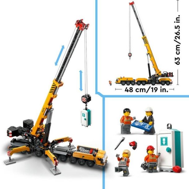 LEGO City | 60409 | Gul mobil byggekran |
