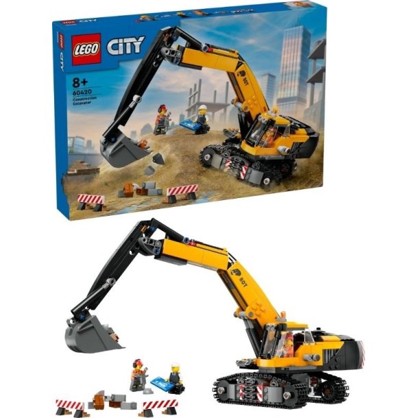 LEGO City | 60420 | Gul gravemaskine |