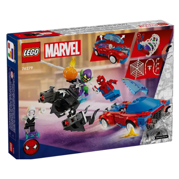 LEGO | 76279 | Marvel | Spider-Mans racerbil og Venom Green Goblin |