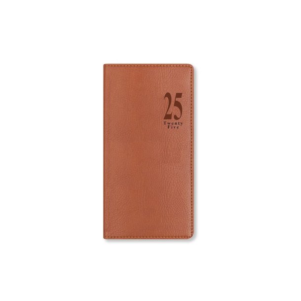 Letts | Milano Slim ugekalender | 2025 | Brun |