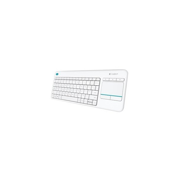 Logitech K400 Plus Wireless Touch, white