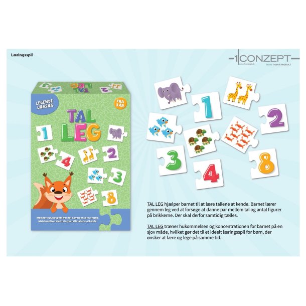 Tal LEG L�ringsspil