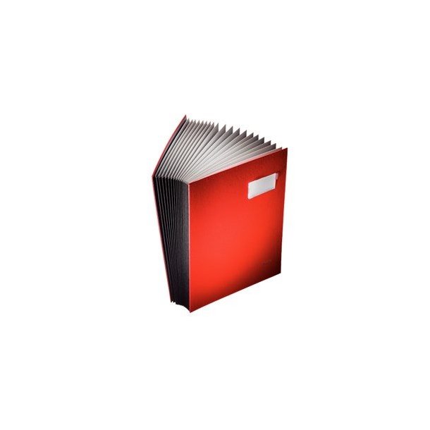 Underskriftsmappe 20 rum A4 sort