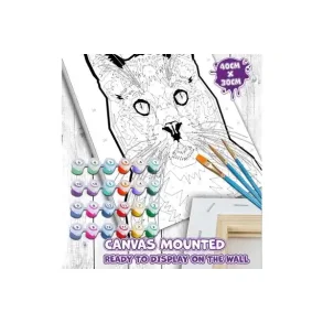 Mal efter tal | Lrred | 40x30 | Kat |