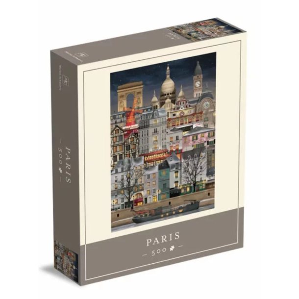 Martin Schwartz puslespil | Jul i Paris | 500 brikker |