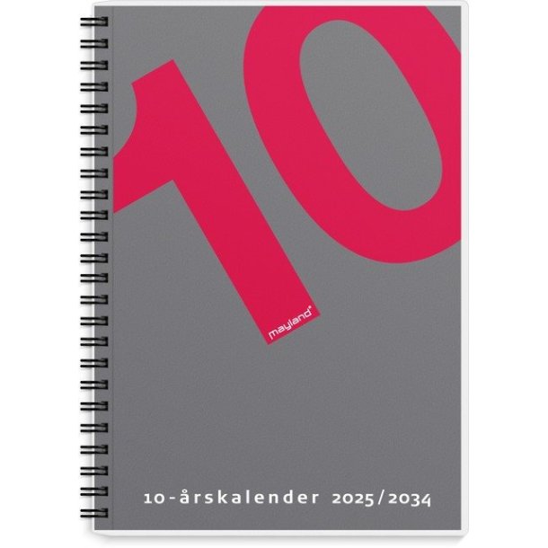 Mayland | 10-rskalender | A5 | 2025 - 2034 |