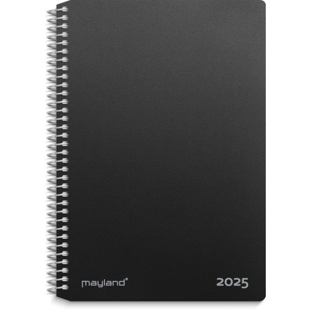 Mayland | 2-dages-kalender sort | 2025 |