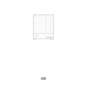 Mayland Kasseblok | Stor | 2 x 50 Sider | m. Kopi |