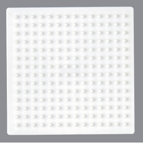 Midi Perleplade Firkant Lille