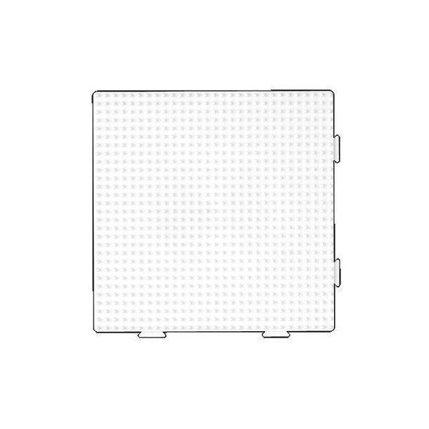 Hama Midi Perleplade | Samleplade Firkant | Hvid | 14,5x14,5cm | 1stk |