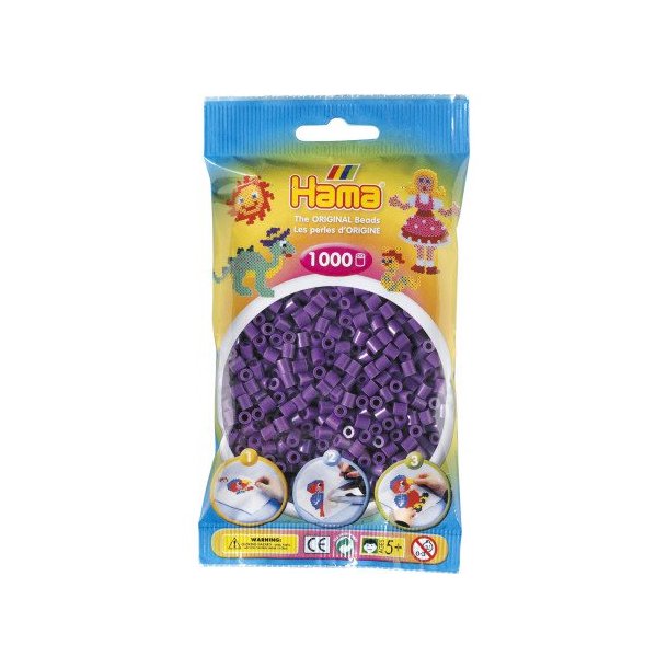 Hama Midi Perler 207-07 Lilla