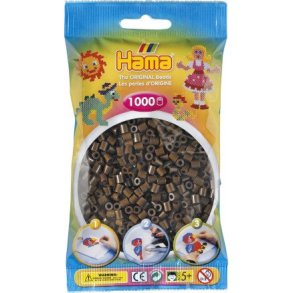 Hama Midi Perler | 1000stk | 207-12 | Brun |