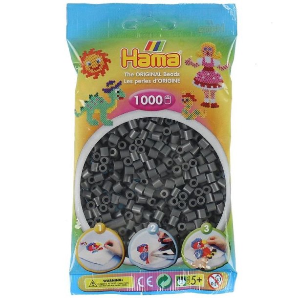 Hama Midi Perler 207-71 M�rkegr�