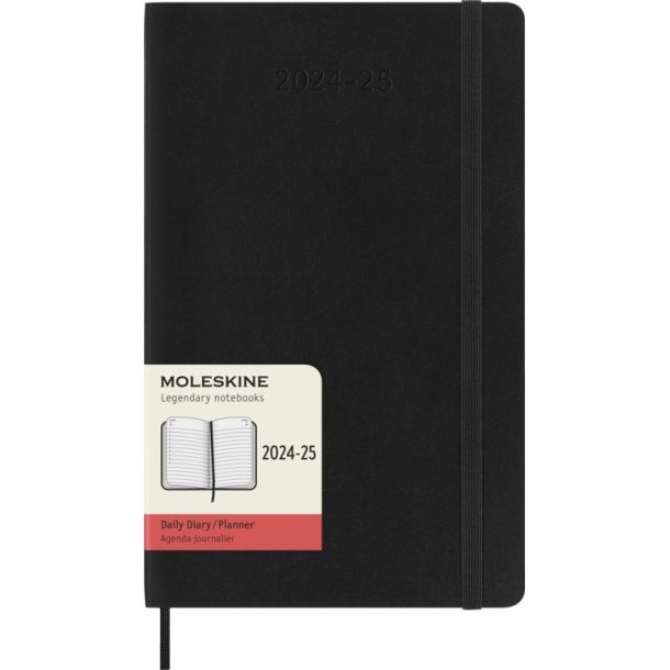Moleskine Kalender |  18 Mneder 24/25 | Classic Soft Daily note Large |