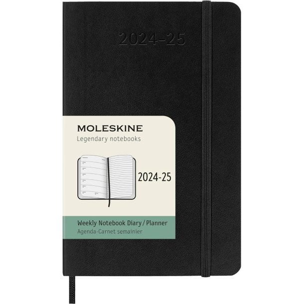 Moleskine Kalender |  18 Mneder 24/25 | Classic Soft Weeknote pocket |