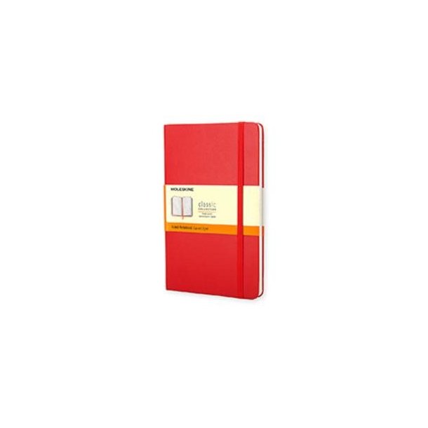 Moleskine Large Ruled Notebook Red