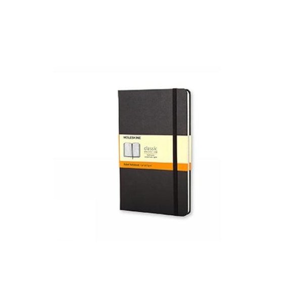 Moleskine Pocket Hardcover Ruled Notebook Black