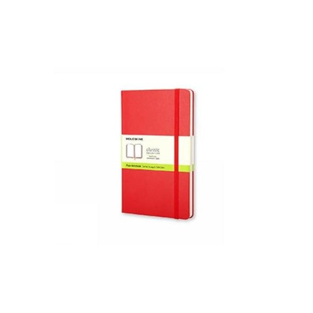 Moleskine Pocket Plain Hardcover Notebook Red