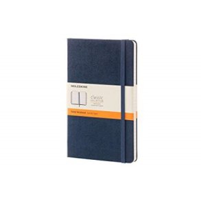 Moleskine Sapphire Blue Large Ruled Notebook Hard