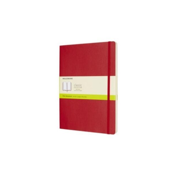 Moleskine Scarlet Red Extra Large Plain Notebook Soft 