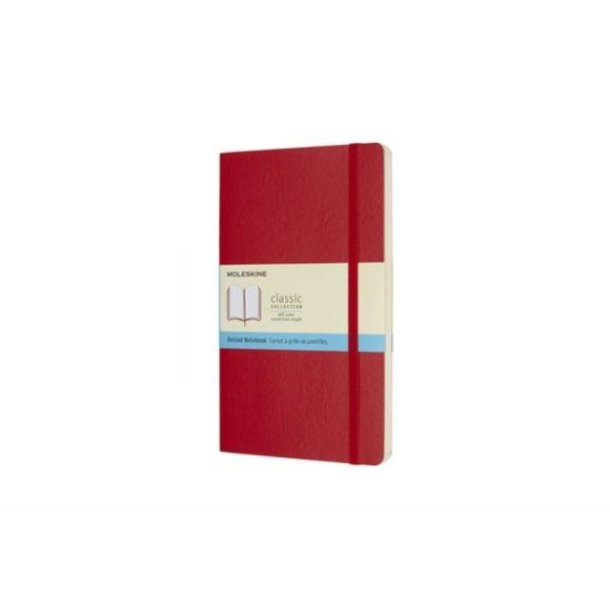 Moleskine Scarlet Red Large Dotted Notebook Soft