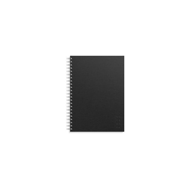 Notebook Textile | Black | Lined | A4 |