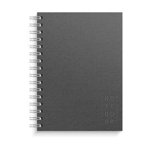 Notebook | Textile | Dark Grey | Lined A5 |