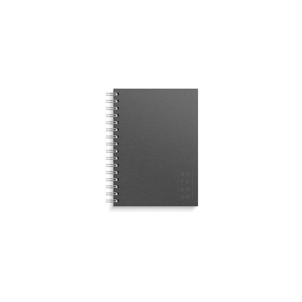 Notebook | Textile | Dark Grey | Lined A5 |